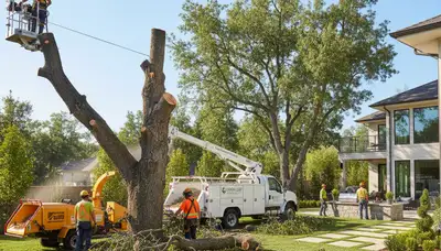 Professional landscaping and tree removal in San Antonio, TX by Chop Chop Tree experts