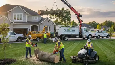 Professional lawn and tree service in San Antonio, TX caring for St. Augustine grass and healthy yards
