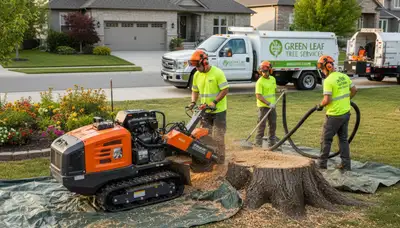 Professional stump removal service in San Antonio TX clearing tree stumps safely and efficiently