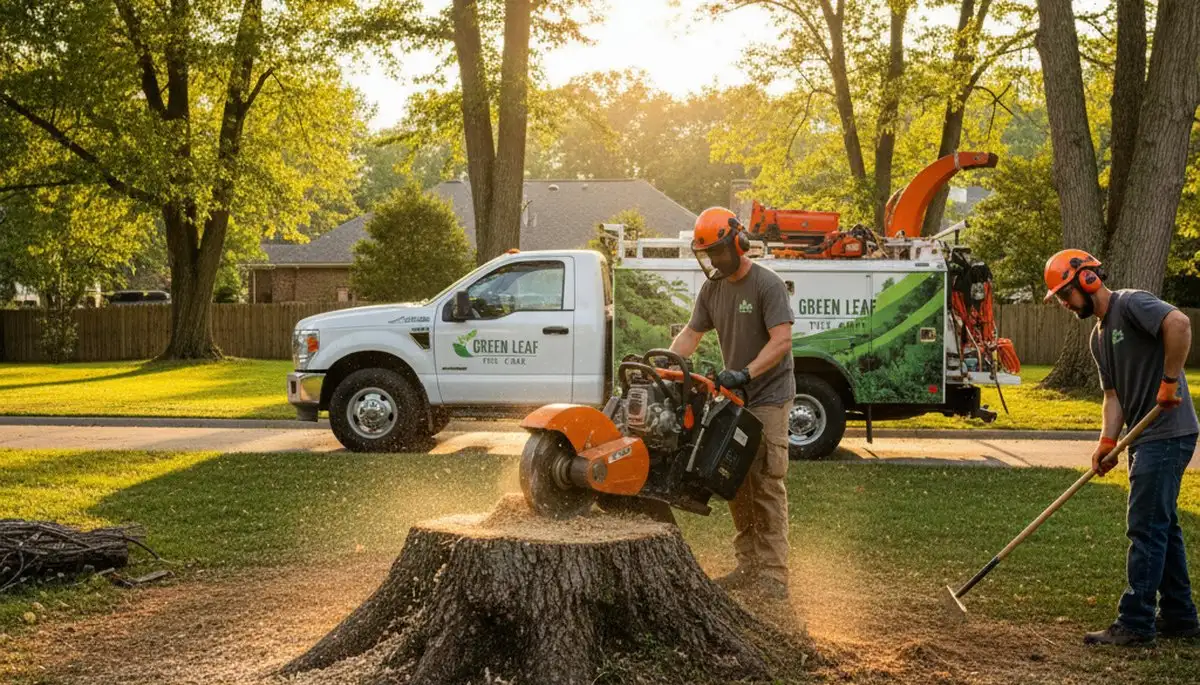 Professional stump removal service in San Antonio, TX clearing tree stumps safely and efficiently
